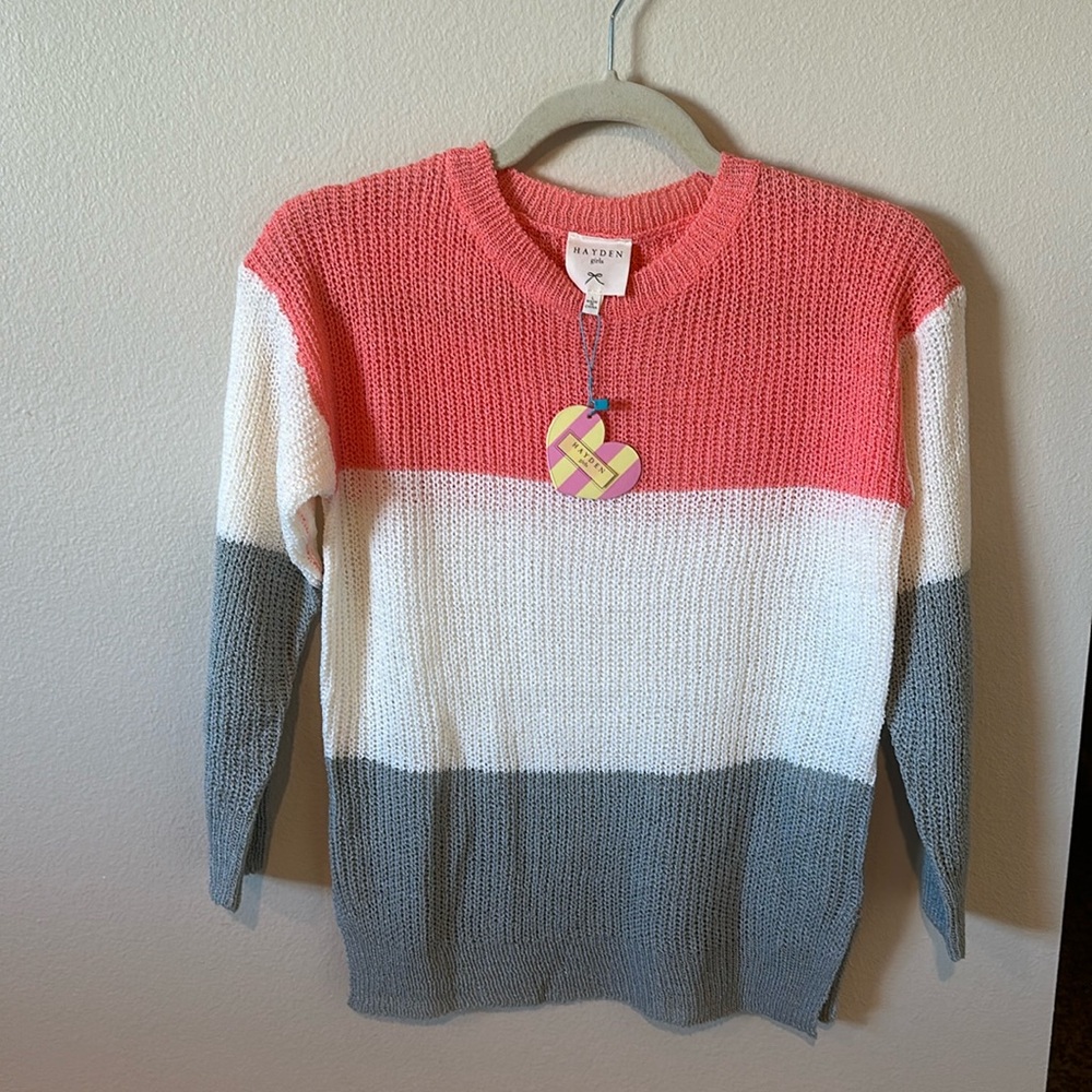 Hayden Girls sweater, L, NWT